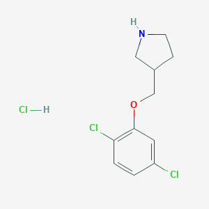 3-[(2,5-Dichlorophenoxy)methyl]pyrrolidinehydrochloride图片