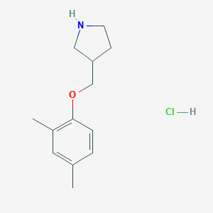 3-[(2,4-Dimethylphenoxy)methyl]pyrrolidinehydrochloride图片