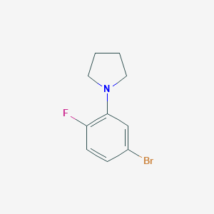 1-(5-Bromo-2-fluorophenyl)pyrrolidine图片