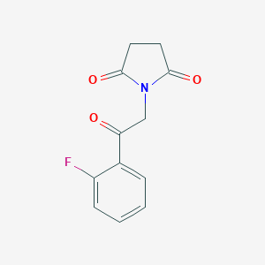 1-[2-(2-fluorophenyl)-2-oxoethyl]pyrrolidine-2,5-dione图片