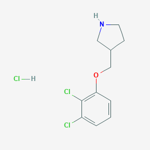 3-[(2,3-Dichlorophenoxy)methyl]pyrrolidinehydrochloride图片