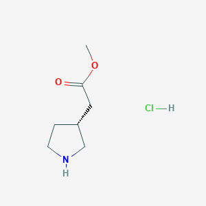METHYL(R)-PYRROLIDINE-3-ACETATE HCL图片