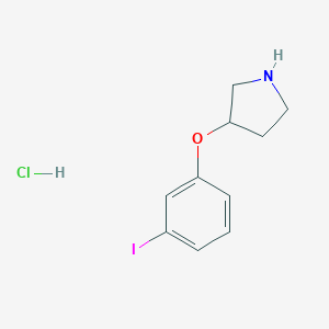 3-(3-Iodophenoxy)pyrrolidine Hydrochloride图片