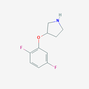3-(2,5-Difluoro-phenoxy)-pyrrolidine图片