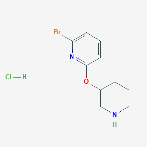 2-Bromo-6-(piperidin-3-yloxy)-pyridine Hydrochloride图片