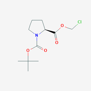 1-tert-Butyl 2-chloromethyl(2S)-pyrrolidine-1,2-dicarboxylate图片