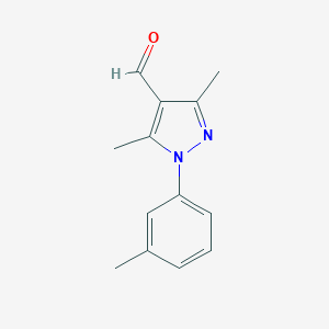 3,5-dimethyl-1-(3-methylphenyl)-1H-pyrazole-4-carbaldehyde图片