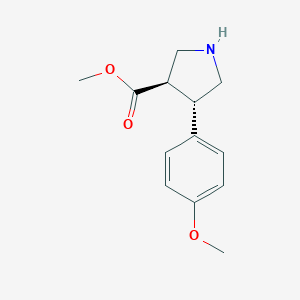 TRANS-METHYL 4-(4-METHOXYPHENYL)PYRROLIDINE-3-CARBOXYLATE图片