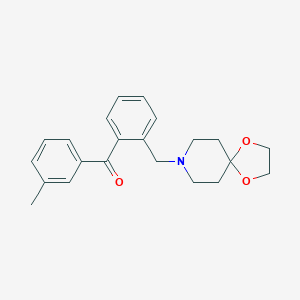 2-[8-(1,4-dioxa-8-azaspiro[4,5]decyl)methyl]-3'-methyl benzophenone图片