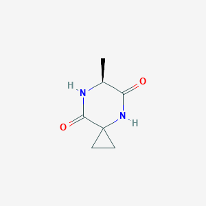 (6S)-6-methyl-4,7-diazaspiro[2,5]octane-5,8-dione图片