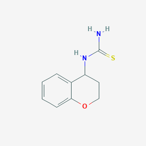 (3,4-Dihydro-2H-1-benzopyran-4-yl)thiourea图片