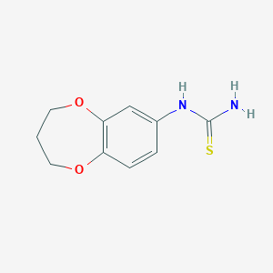 (3,4-Dihydro-2H-1,5-benzodioxepin-7-yl)thiourea图片