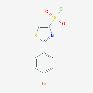 2-(4-Bromophenyl)-1,3-thiazole-4-sulfonyl Chloride图片