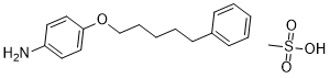 Aniline,p-(5-phenylpentyloxy)-,methanesulfonate图片