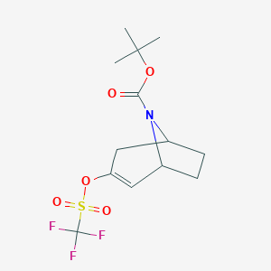 8-Boc-3-(三氟甲基磺酰氧基)-8-氮杂双环[3,2,1]辛-3-烯图片