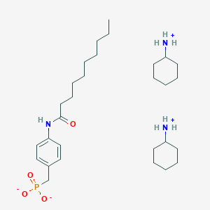 P-[[4-[(1-Oxodecyl)amino]phenyl]methyl]phosphonic Acid Cyclohexylamine Salt图片