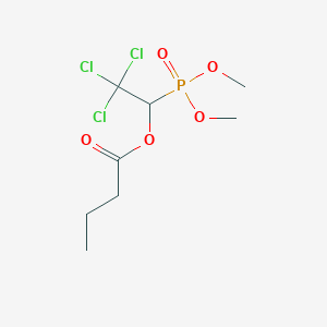 Dimethyl 1-(Butyryloxy)-2,2,2-trichloroethylphosphonate图片