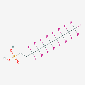 (1H,1H,2H,2H-Heptadecafluorodec-1-yl)phosphonic Acid图片