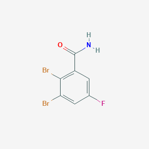 2,3-Dibromo-5-fluorobenzamide图片