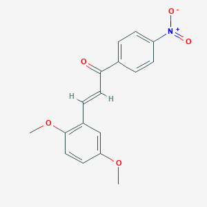 (2E)-3-(2,5-dimethoxyphenyl)-1-(4-nitrophenyl)prop-2-en-1-one图片