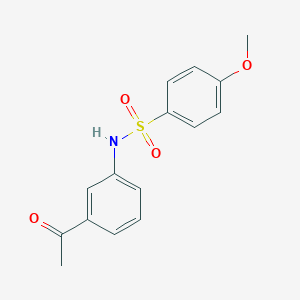 N-(3-acetylphenyl)-4-methoxybenzenesulfonamide图片