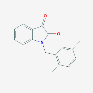 1-[(2,5-dimethylphenyl)methyl]-2,3-dihydro-1H-indole-2,3-dione图片