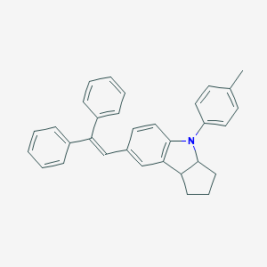 7-(2,2-Diphenylvinyl)-4-(p-tolyl)-1,2,3,3a,4,8b-hexahydrocyclopenta[b]indole图片