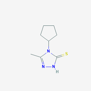 4-cyclopentyl-5-methyl-4H-1,2,4-triazole-3-thiol图片