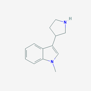 1-methyl-3-(pyrrolidin-3-yl)-1H-indole图片