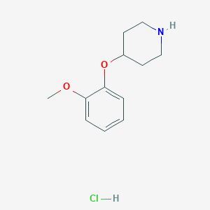 4-(2-Methoxyphenoxy)piperidine hydrochloride图片
