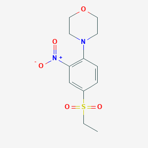 4-[4-(Ethylsulfonyl)-2-nitrophenyl]morpholine图片