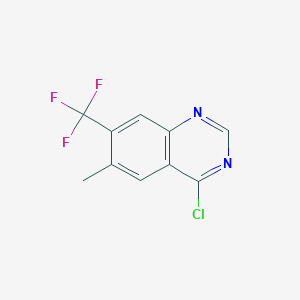 4-Chloro-6-methyl-7-(trifluoromethyl)quinazoline图片