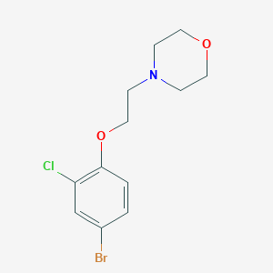 4-(2-(4-Bromo-2-chlorophenoxy)ethyl)morpholine图片