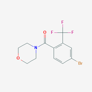 4-[4-Bromo-2-(trifluoromethyl)benzoyl]morpholine图片