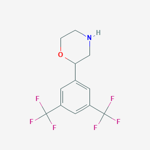 2-[3,5-bis(Trifluoromethyl)phenyl]morpholine图片