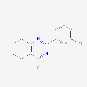 4-Chloro-2-(3-chlorophenyl)-5,6,7,8-tetrahydroquinazoline图片