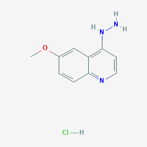 4-Hydrazino-6-methoxyquinoline Hydrochloride图片