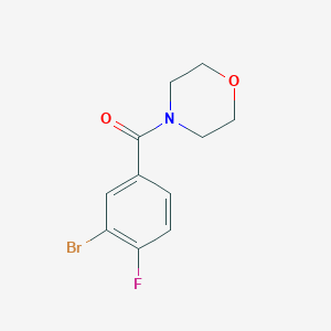 N-(3-Bromo-4-fluorobenzoyl)morpholine图片