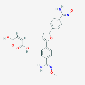 4,4'-(furan-2,5-diyl)bis(N-methoxybenzimidamide)maleate图片