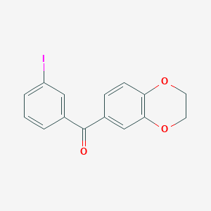 3,4-(Ethylenedioxy)-3'-iodobenzophenone图片