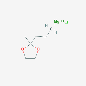 (4,4-Ethylenedioxy)pentylmagnesium chloride,0,50 M in THF图片