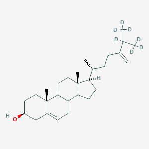 (3S,10R,13R,17R)-10,13-Dimethyl-17-[(1R)-5,6,6,6-tetradeuterio-1-methyl-4-methylene-5-(trideuteriomethyl)hexyl]-2,3,4,7,8,9,11,12,14,15,16,17-dodecahydro-1H-cy图片