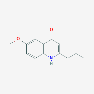 4-Hydroxy-6-methoxy-2-propylquinoline图片