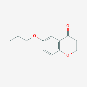 6-Propoxy-3,4-dihydro-2H-1-benzopyran-4-one图片