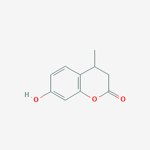7-hydroxy-4-methyl-3,4-dihydro-2H-1-benzopyran-2-one图片