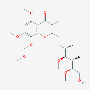 2-[(3S,4S,5S,6R)-7-Hydroxy-4,6-dimethoxy-3,5-dimethylheptyl]-5,7-dimethoxy-8-(methoxymethoxy)-3-methyl-2,3-dihydro-4H-1-benzopyran-4-one图片