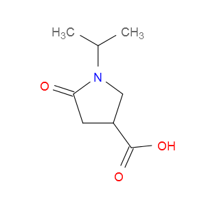 1-异丙基-2-氧代吡咯烷-4-甲酸图片