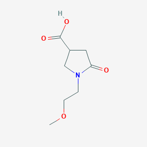 1-(2-甲氧基乙基)-2-氧代吡咯烷-4-甲酸图片