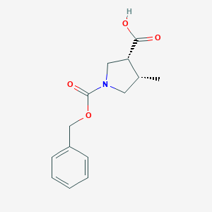 (3R,4S)-1-Cbz-4-甲基吡咯烷-3-甲酸图片