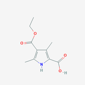 4-乙氧羰基-3,5-二甲基吡咯-2-羧酸图片